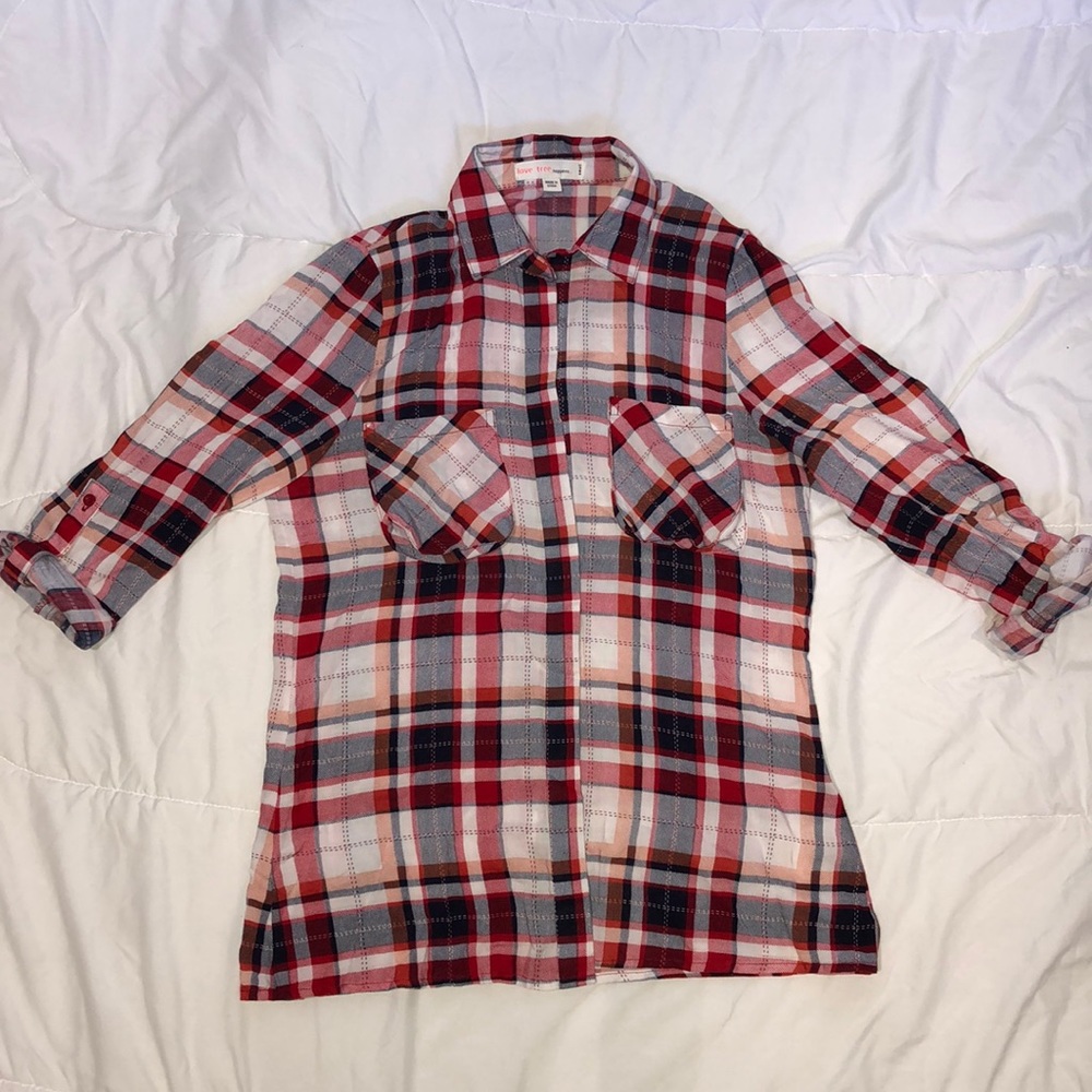 Gingham Flannel Shirt